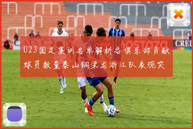 U23国足集训名单解析各俱乐部贡献球员数量泰山铜梁龙浙江队表现突出